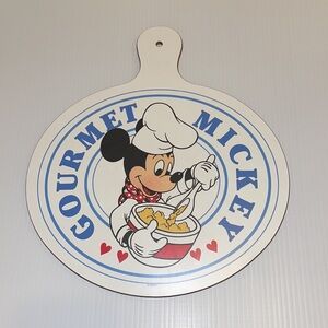 Vintage Disney Gourmet Mickey cutting board